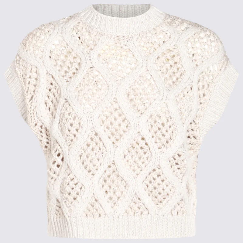 Brunello Cucinelli Sweaters Houndstooth Herringbone Solid