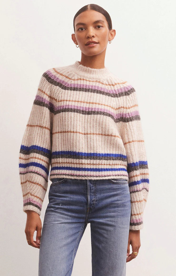 Desmond Striped Sweater Anti-Pilling Anti-Shrink Durable