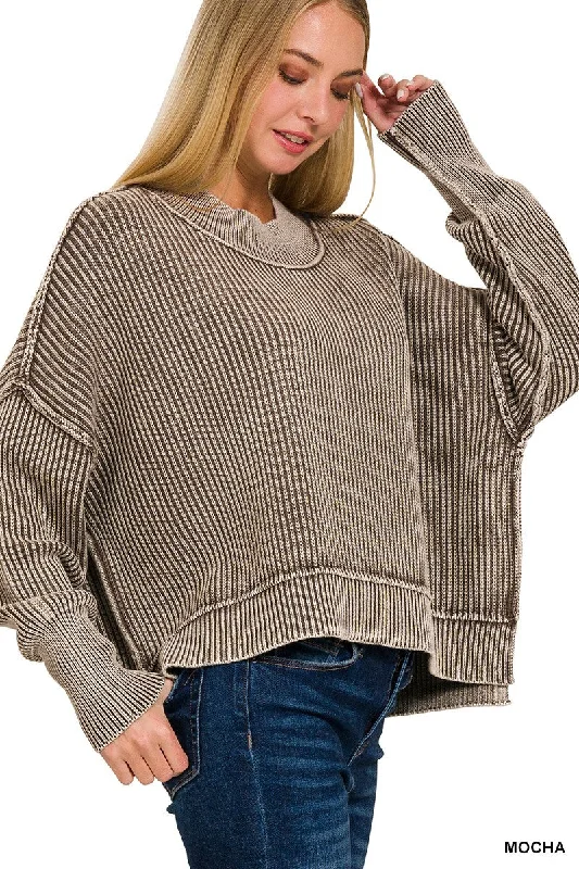 Warm My Heart Mocha Crop Sweater Rayon Fabric Velvet Fabric Corduroy Fabric