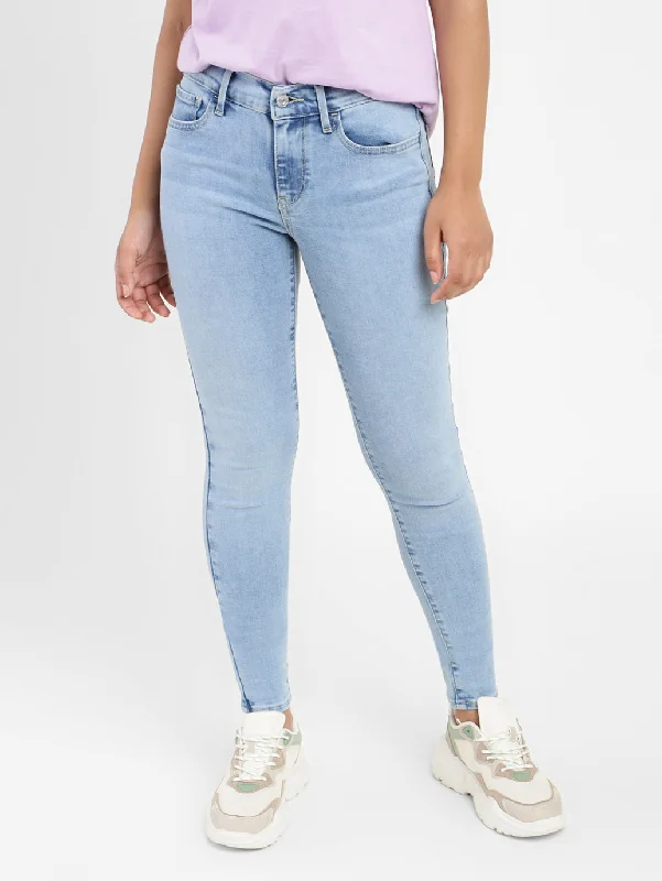Women's Mid Rise 710 Super Skinny Jeans Stylish Relaxed Fit Skinny Jeans