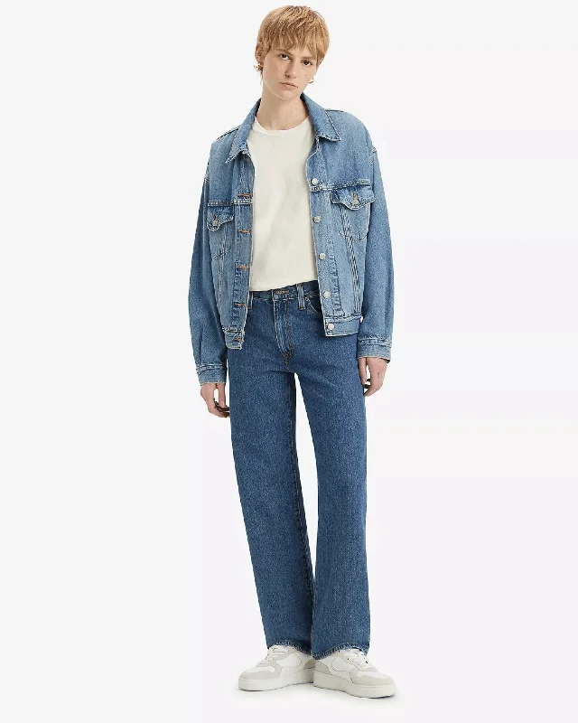 94" Baggy Jeans Elegant High-Waisted Flared Jeans