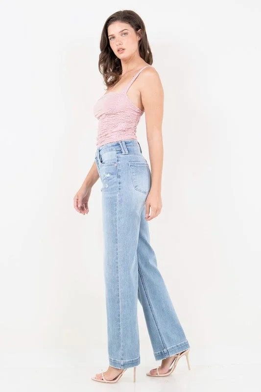 Artemis Vintage Corset High Rise Modern Wide Jeans Elegant Skinny Leg Jeans