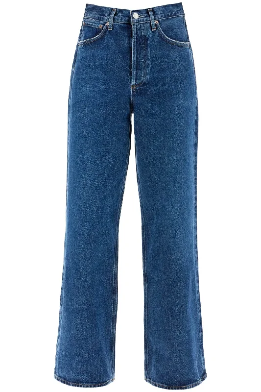 AGOLDE dame wide leg jeans Trendy Layered Pocket Jeans