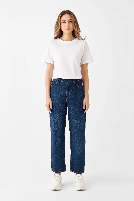 Dawn Jeans Dark Denim Comfortable Low-Rise Jeans