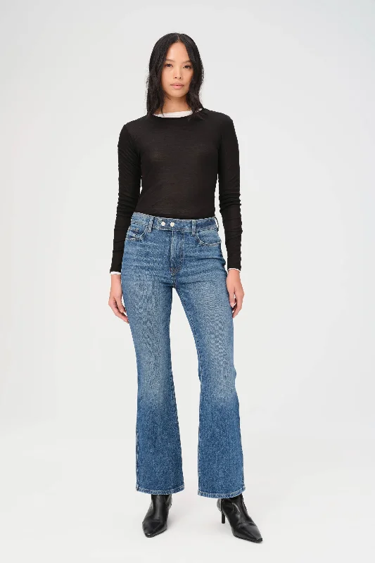 NAO - HIGH RISE BOOTCUT JEANS | GETAWAY CAR Comfortable Zip-Up Skinny Jeans