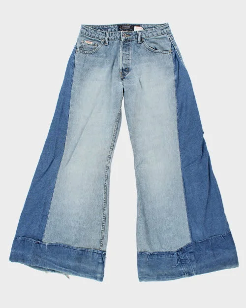 Vintage Bluenotes Super Wide Leg Jeans - W31 L33 Trendy Flared Leg Jeans